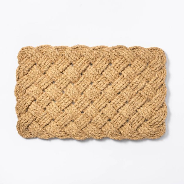 Lovers Knot Door Mat Neutral - Threshold&#8482; designed with Studio McGee | Target