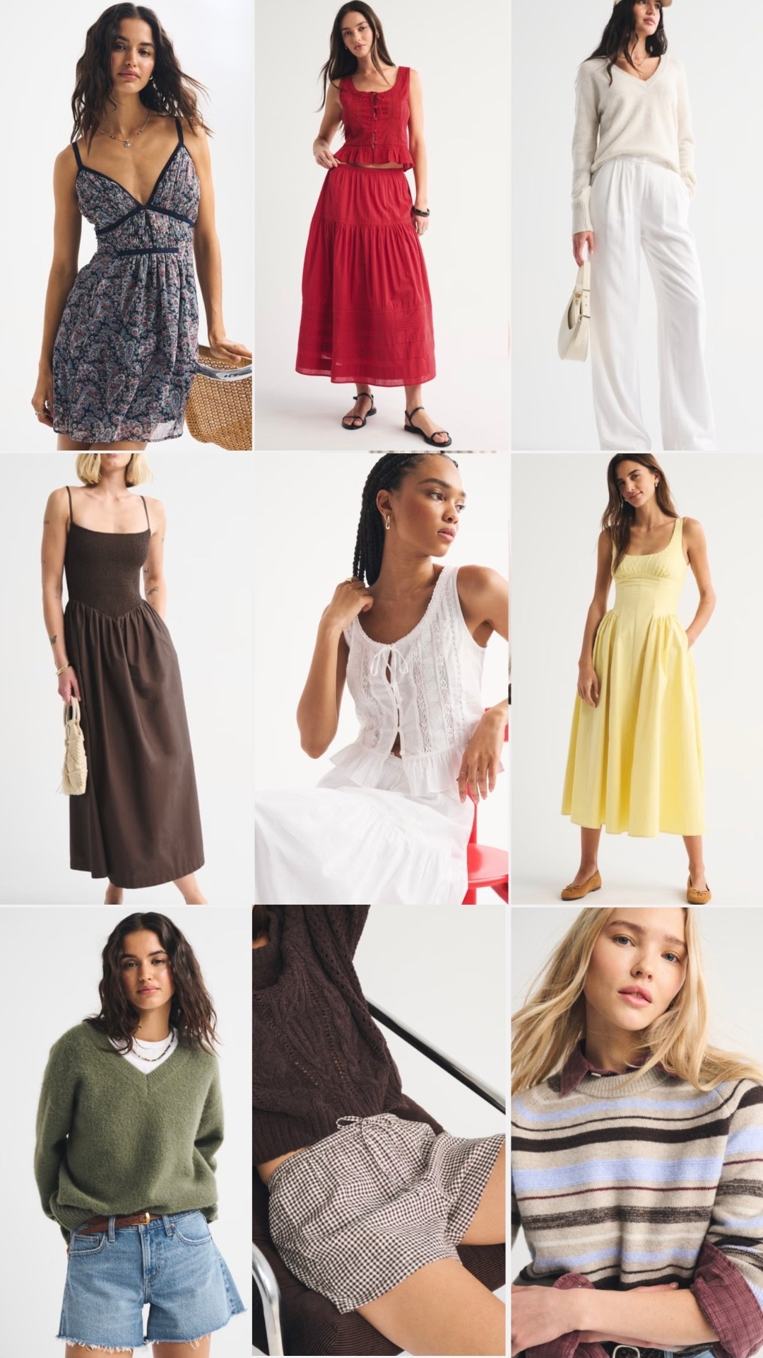 Woohoo we love an Abercrombie sale! 25% off spring new arrivals and extra 20% off almost everything with code AF20 

Maxi dresses denim shorts 

#LTKTravel #LTKSpringSale