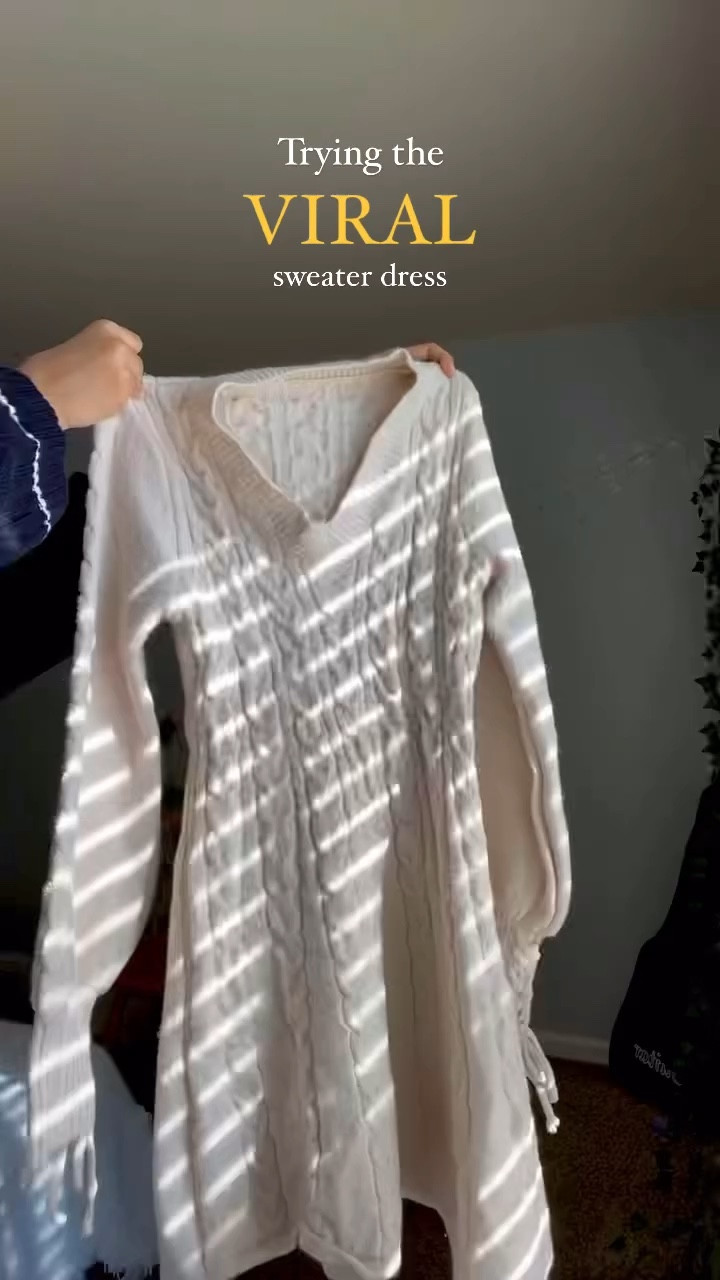 Sweater dress🪷

#LTKstyletip #LTKVideo #LTKU
