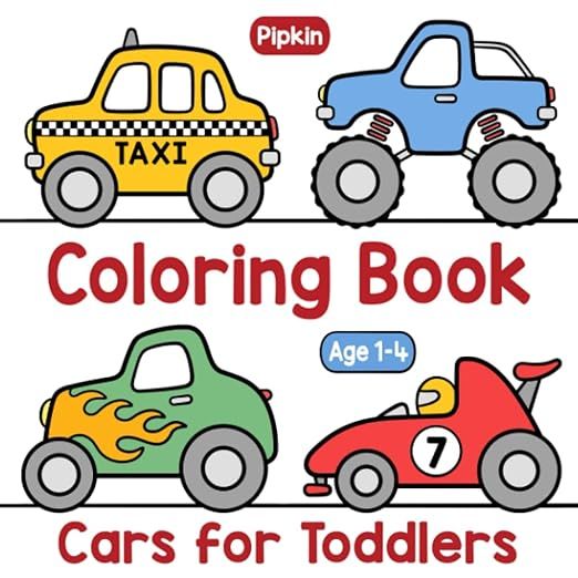 Coloring Book Cars for Toddlers: For Preschool Boys and Girls Age 1-4. Featuring Sports Cars, Mon... | Amazon (US)