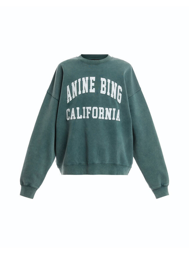 Green Women's Anine Bing Miles Sweatshirt | Fenwick | Fenwick