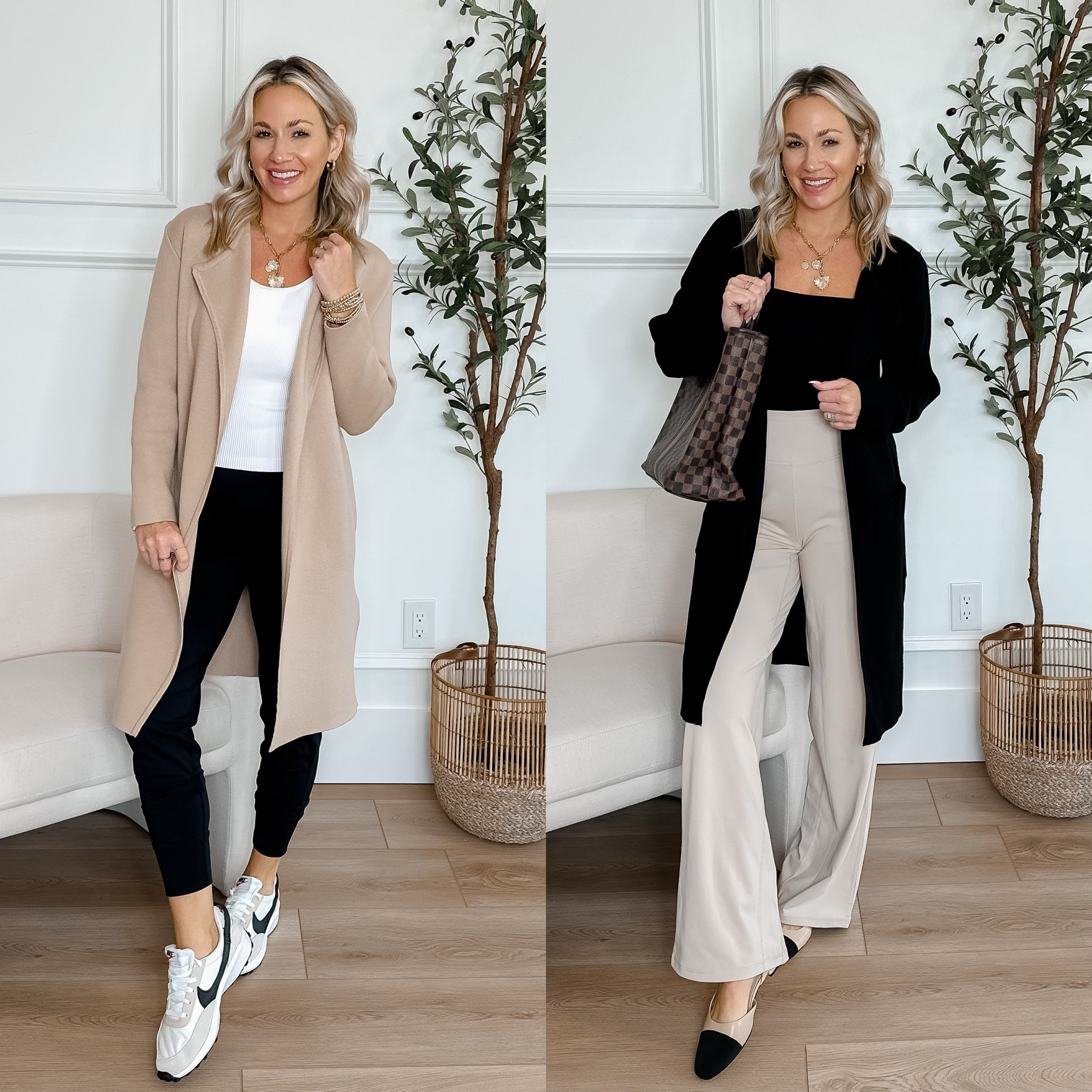Amazon favorite cardigan/coat! So great for travel, errand and even in the office.
Wearing an xs and run tts. Wearing a small regular length in pants and small in joggers. 


#founditonamazon #founditonamazonfashion

#LTKWorkwear #LTKSeasonal #LTKStyleTip