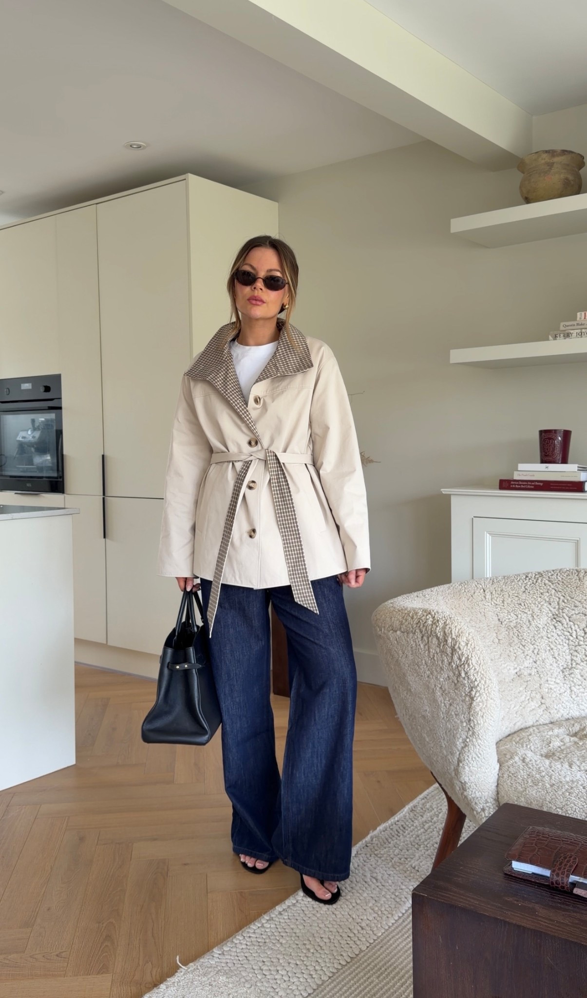 Trench coat, midi trench coat, beige trench, casual, day look 

#LTKspring #LTKstyletip