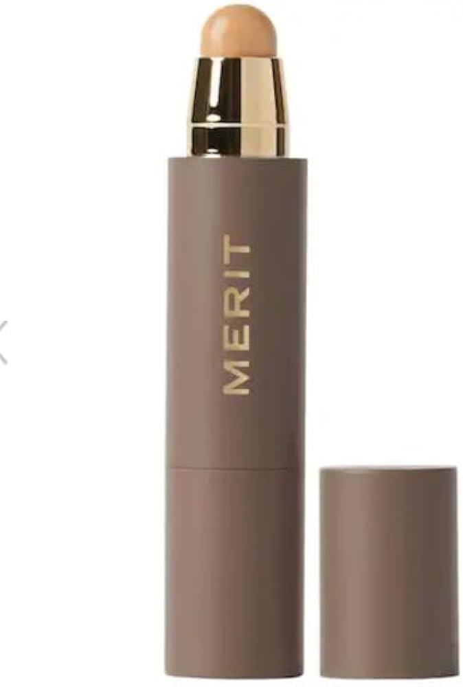 MERIT The Minimalist Perfecting Complexion Foundation and Concealer Stick - Ecru (light with peac... | Amazon (US)