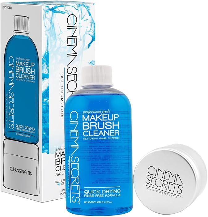 Cinema Secrets Original Blue Vanilla Makeup Brush Cleaner Kit - Professional Cleanser + Cleansing... | Amazon (US)