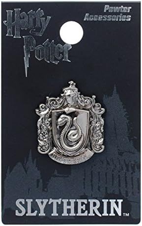 HARRY POTTER Slytherin School Crest Pewter Lapel Pin | Amazon (US)