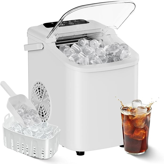 OLIXIS Countertop Ice Maker with Self-Cleaning, Portable Ice Maker Machine | Amazon (US)
