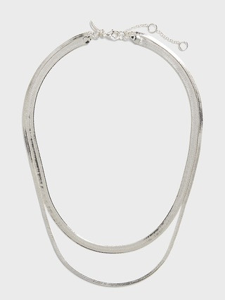 Herringbone Chain Necklace | Banana Republic (US)