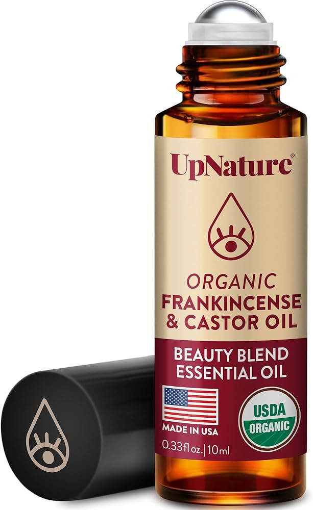 UpNature Organic Castor Oil and Frankincense Eye Roller – 100% Organic Castor Frankincense Oil ... | Amazon (US)