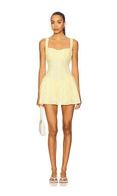 Lovers and Friends Loretta Romper in Baby Yellow from Revolve.com | Revolve Clothing (Global)