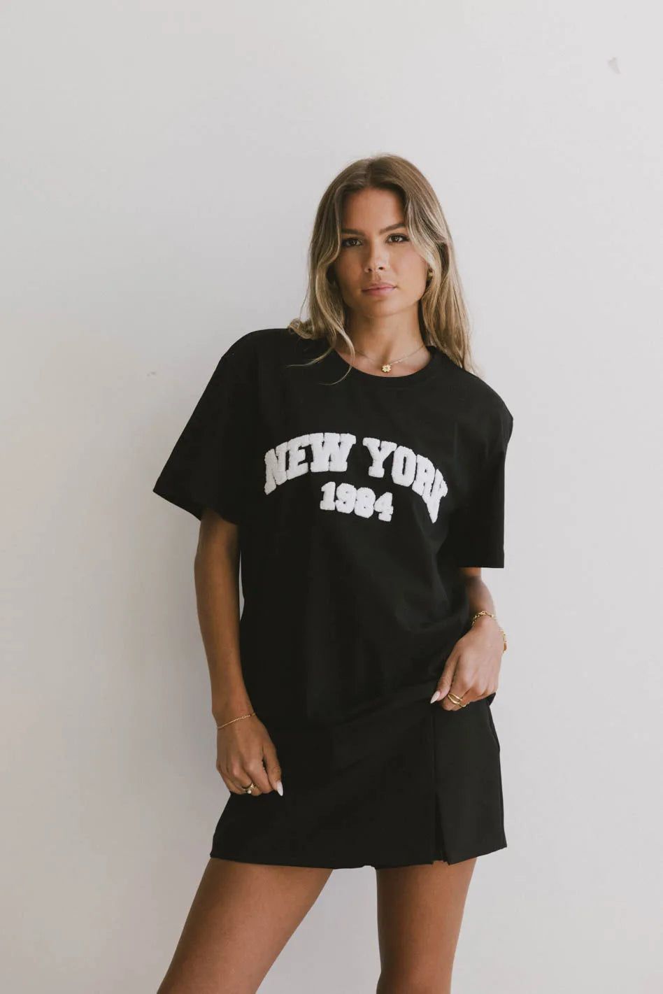 NYC Textured Graphic Tee | Böhme US