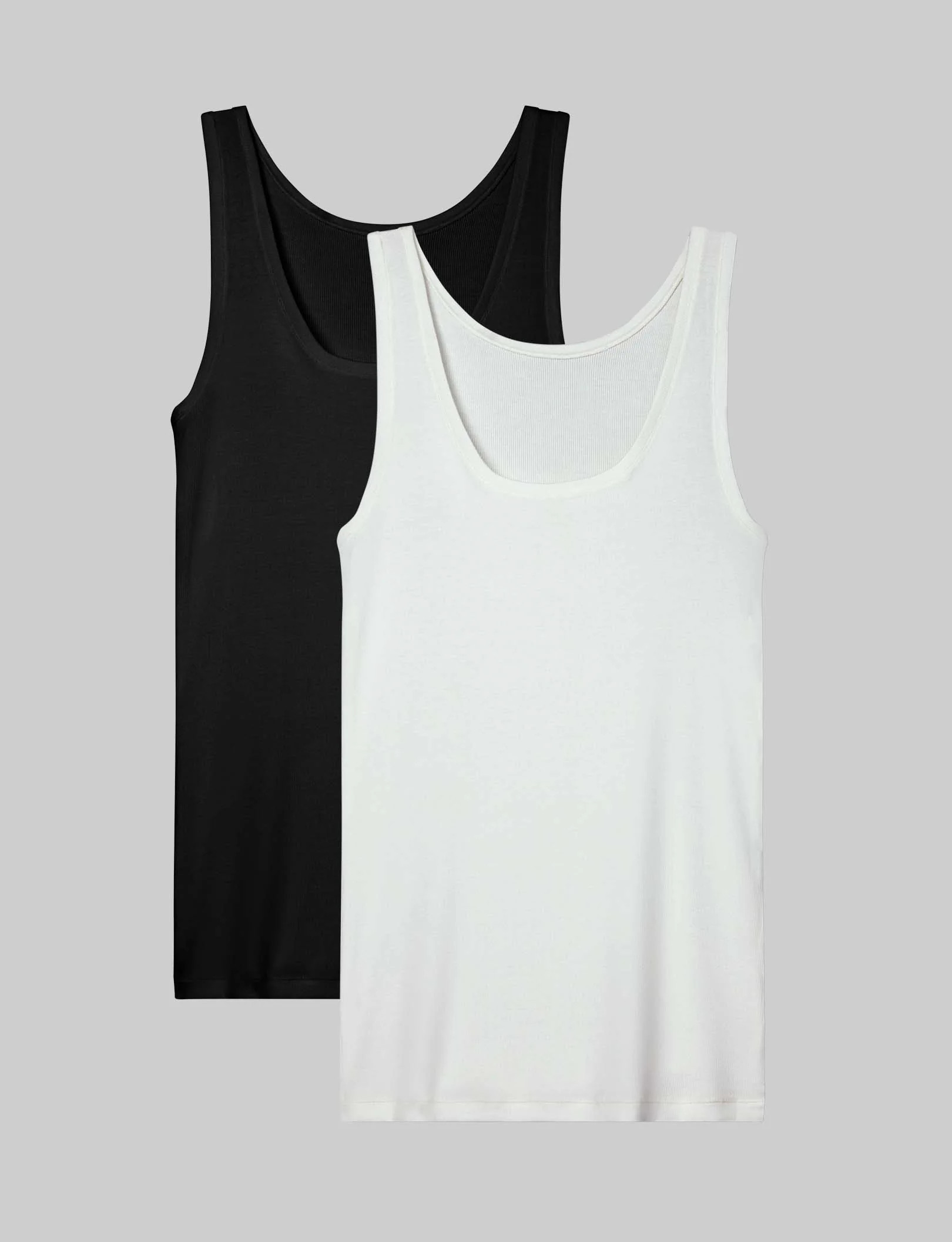 Women's Micro Rib Fitted Tank (2-Pack) | Tommy John