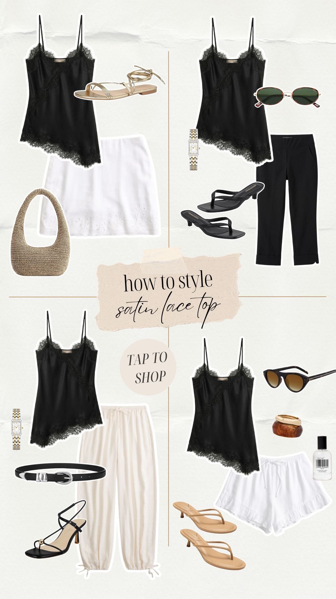 How To Style: Satin Lace Top

#LTKootd #LTKgrwm