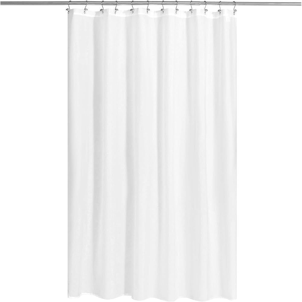 N&Y HOME Fabric Shower Curtain or Liner with Magnets - Soft Cloth Shower Liner with Hotel Quality... | Amazon (US)