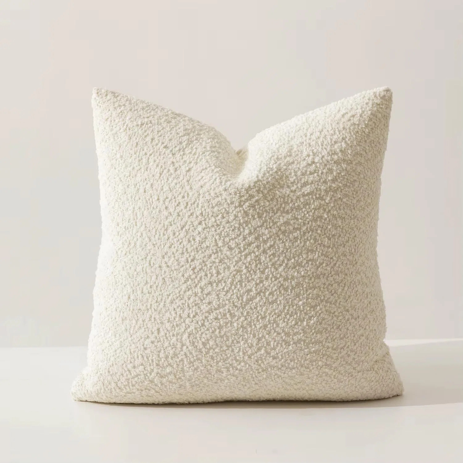 Fennco Styles Soft Chenille Bouclé-style Throw Pillow Cover & Reviews | Wayfair | Wayfair North America
