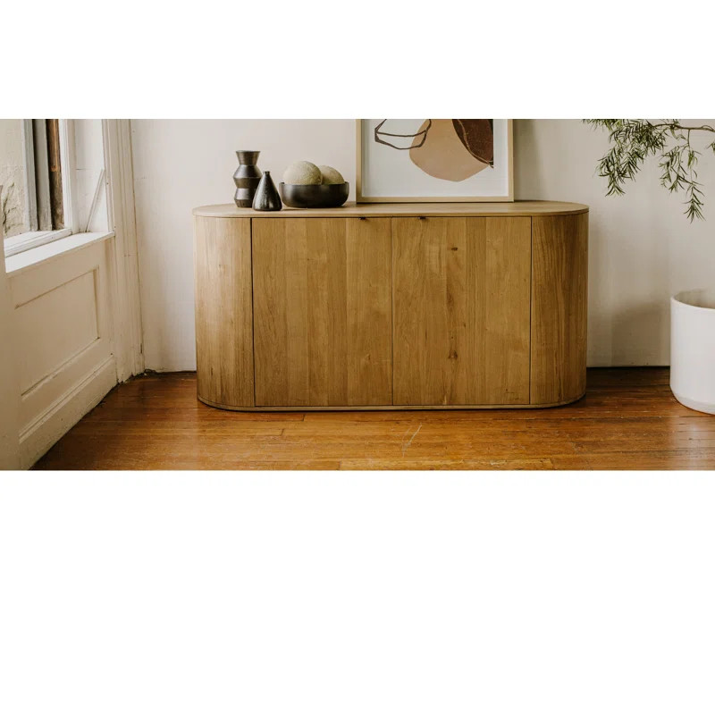 Element 66'' Wide Oak Solid Wood Sideboard | Wayfair North America