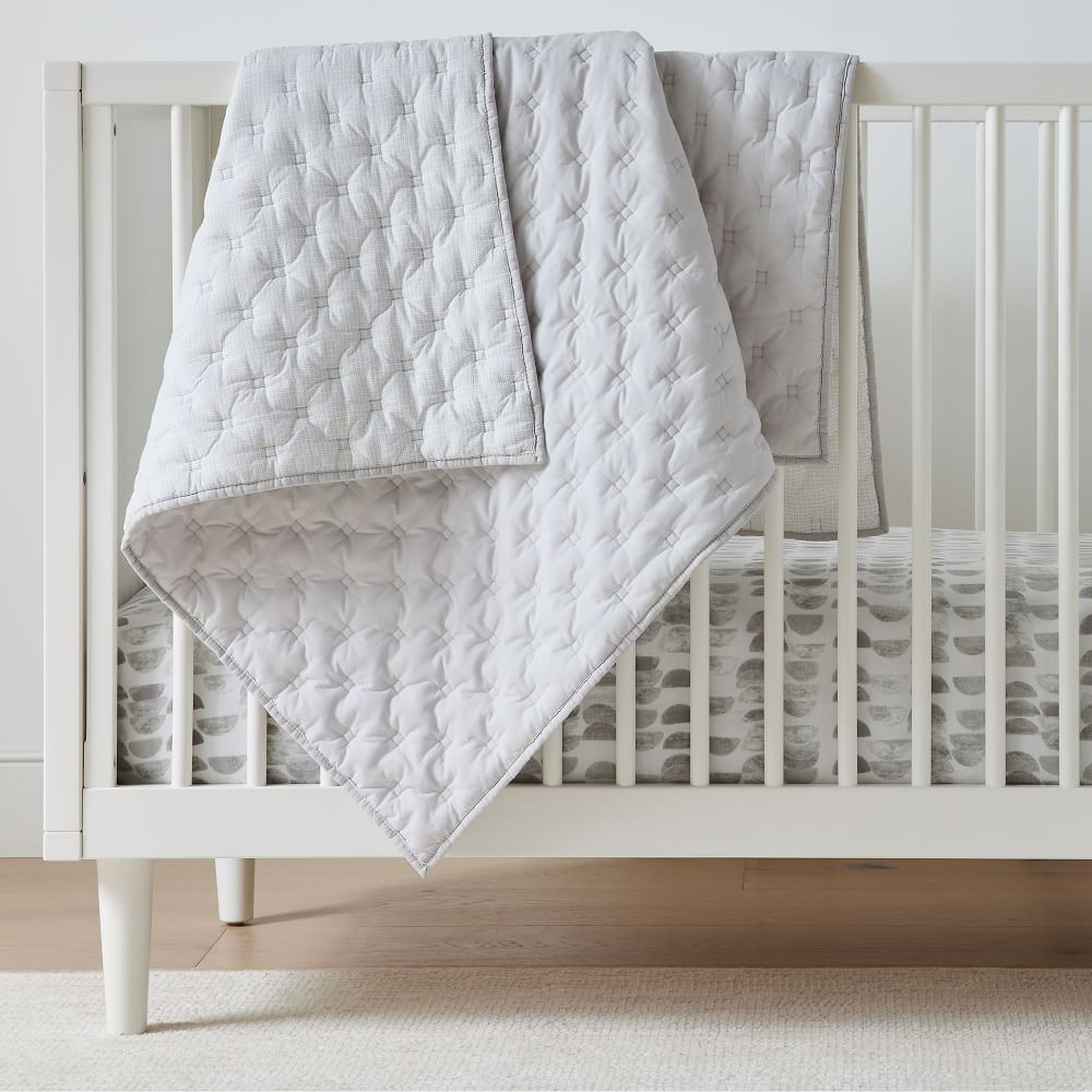 Square Stitch Toddler Quilt | West Elm (US)