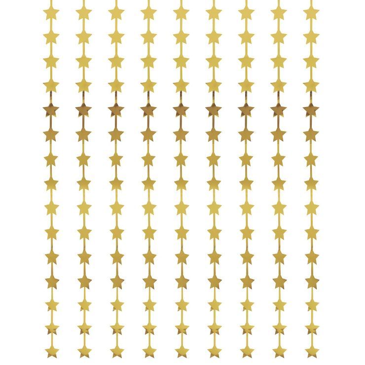 9ct Star Backdrop Party Decoration Gold - Spritz™ | Target