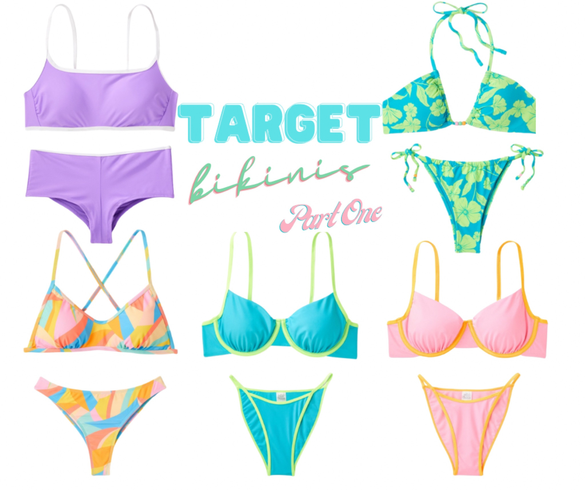 Part ONE of target swimsuits! These bikinis are so cute and bright!! I’m ready for summer  

#LTKSeasonal #LTKfit #LTKswim