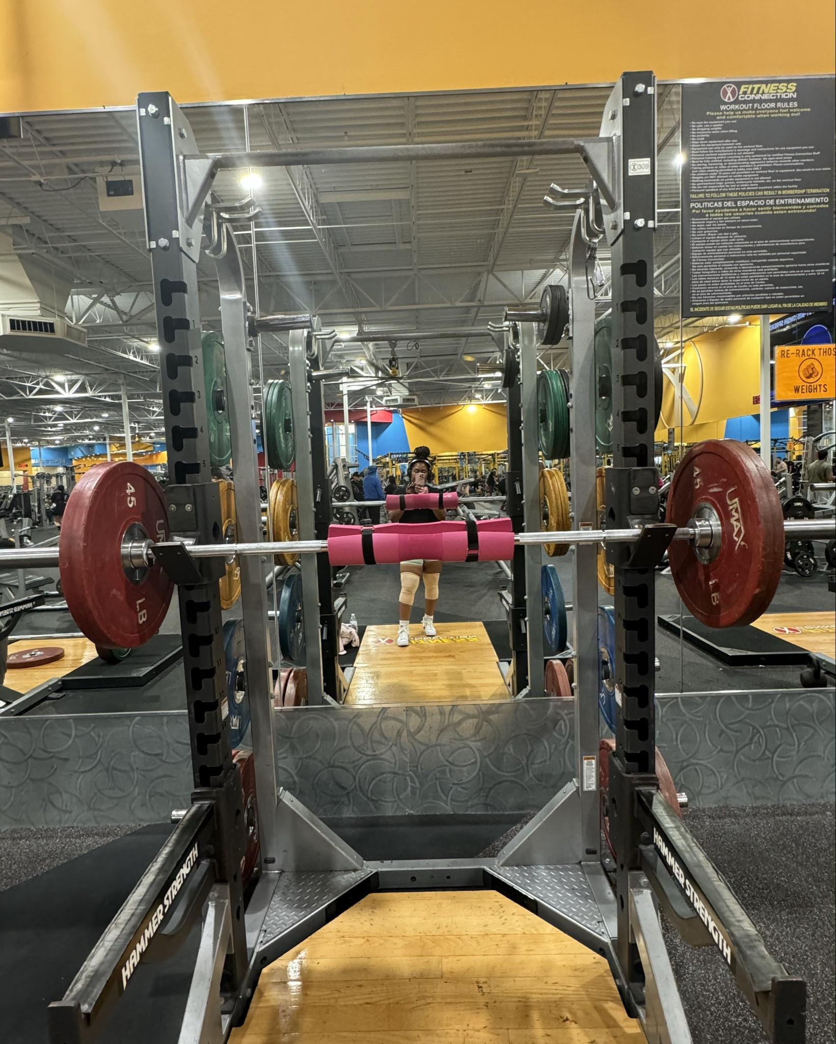 This barbell pad has been a game changer for my hip thrusts, barbell squats, and good mornings! Keeps the metal pressure from the barbell off of my body and easier to lift. 

This also stays in place because of the straps! 

#LTKFindsUnder50 #LTKActive #LTKFitness