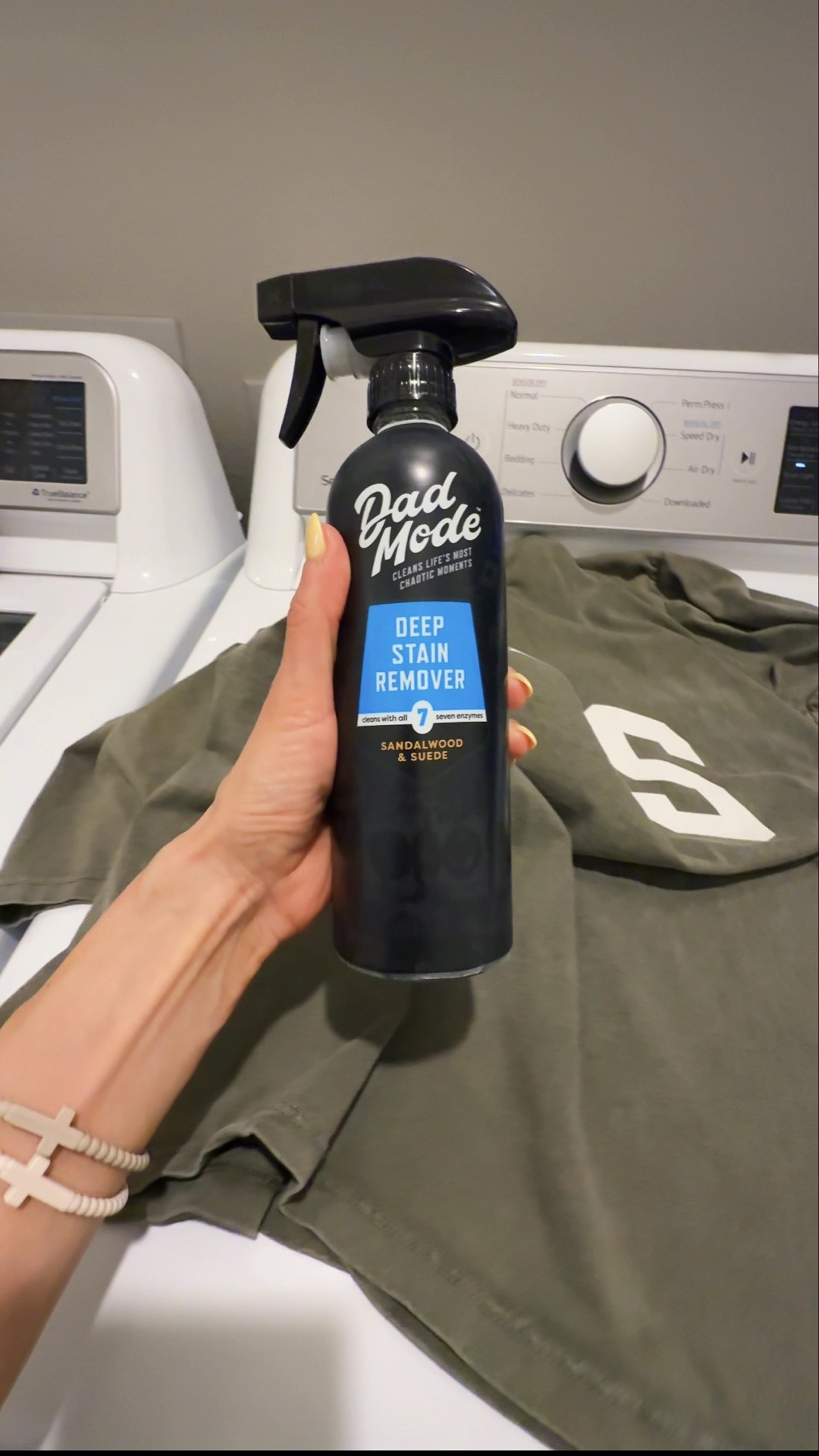 SHOOK y'all! This stuff got out already washed + dried (multiple times) phantom oil stains! Straight ✨MAGIC✨

#LTKmomlife #LTKHome #LTKdayinmylife