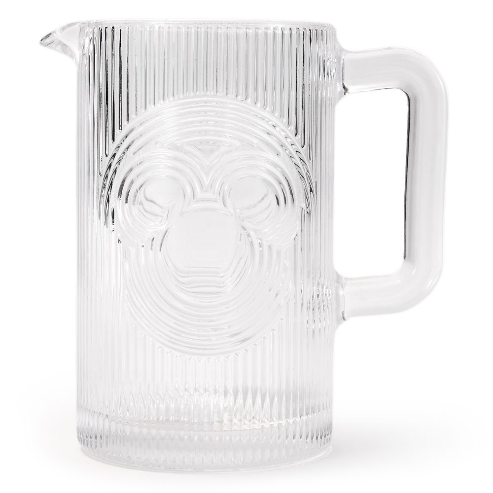 Mickey Mouse Icon Glass Pitcher | Disney Store