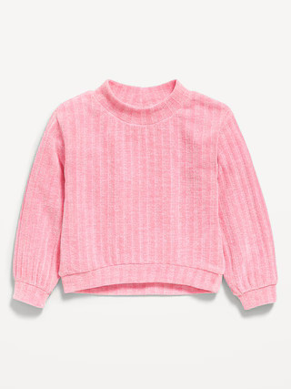 Cozy Mock-Neck Chenille Sweater for Toddler Girls | Old Navy (US)