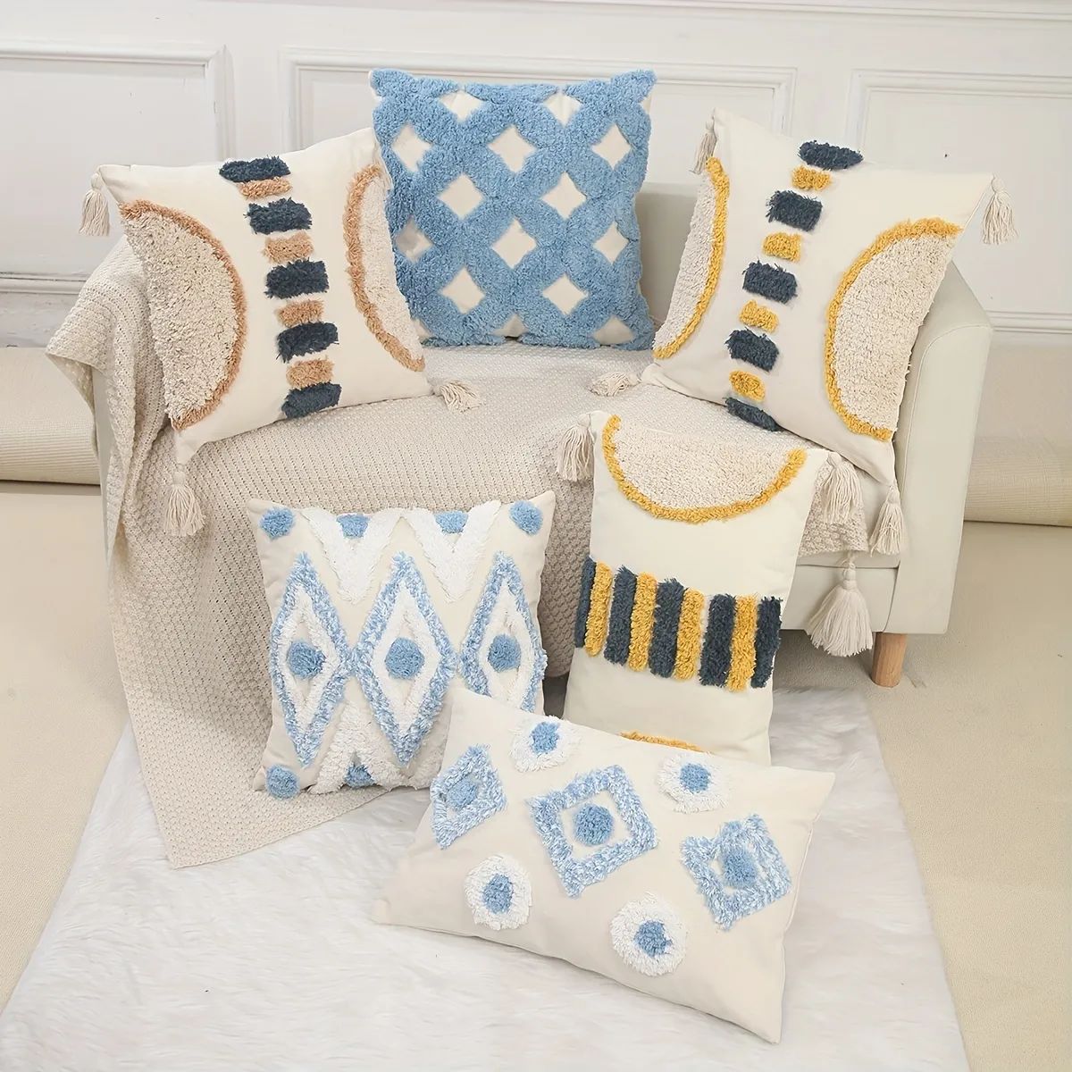 1pc Canvas Cluster Velvet Throw Pillow Covers, Decorative Throw Pillow Covers Soft Pillow Case Fo... | Temu Affiliate Program