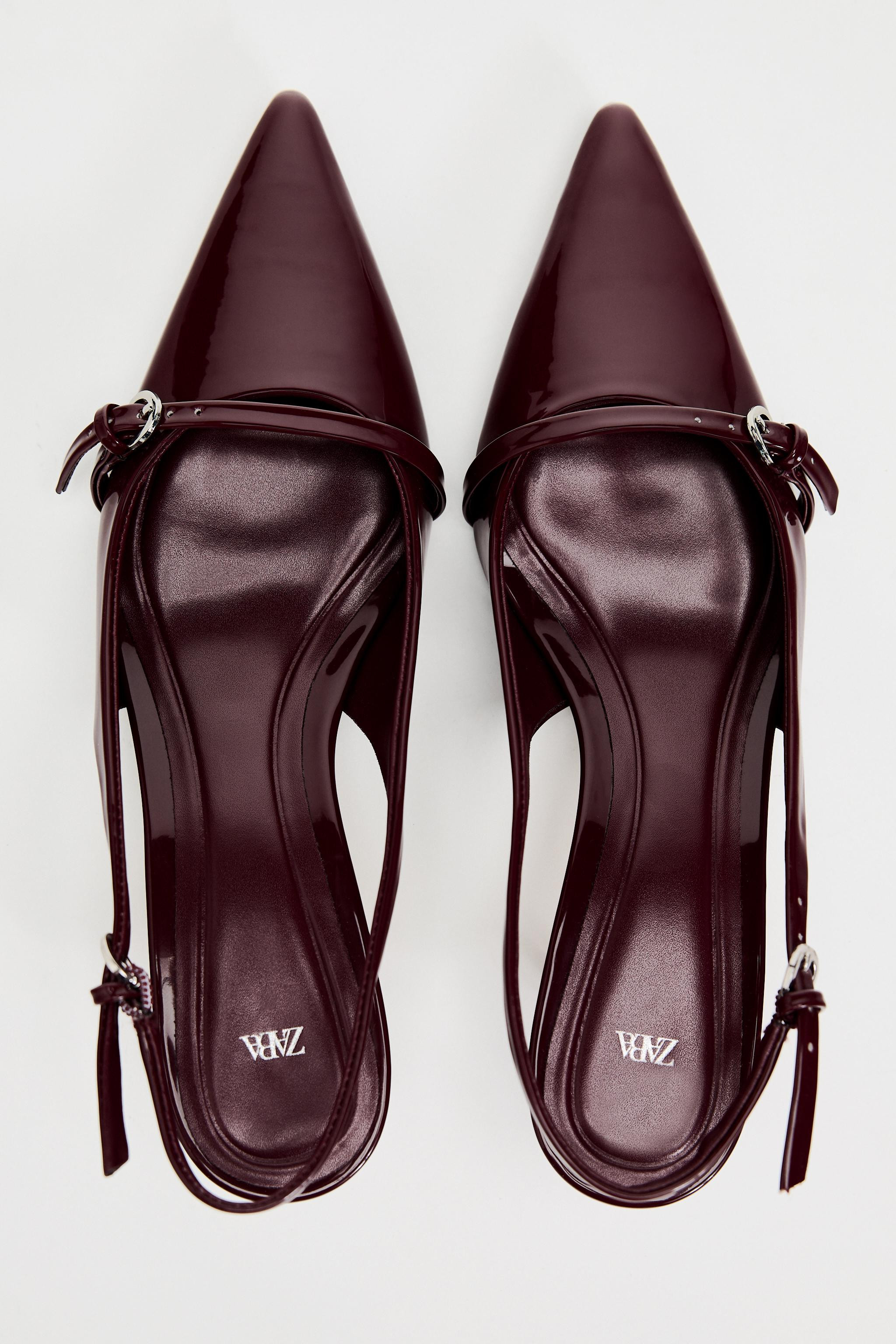 SLINGBACK BUCKLE SHOES | Zara US