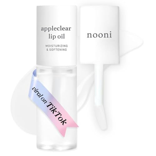 NOONI Korean Lip Oil - Appleclear | Long-Lasting, Moisturizing, Plumping, Revitalizing for Dry Lips, Waterproof, No Peel Off, Hydrating Lip Stain, Nourishing Crystal Clear Stocking Stuffers 0.12 FL Oz | Amazon (US)