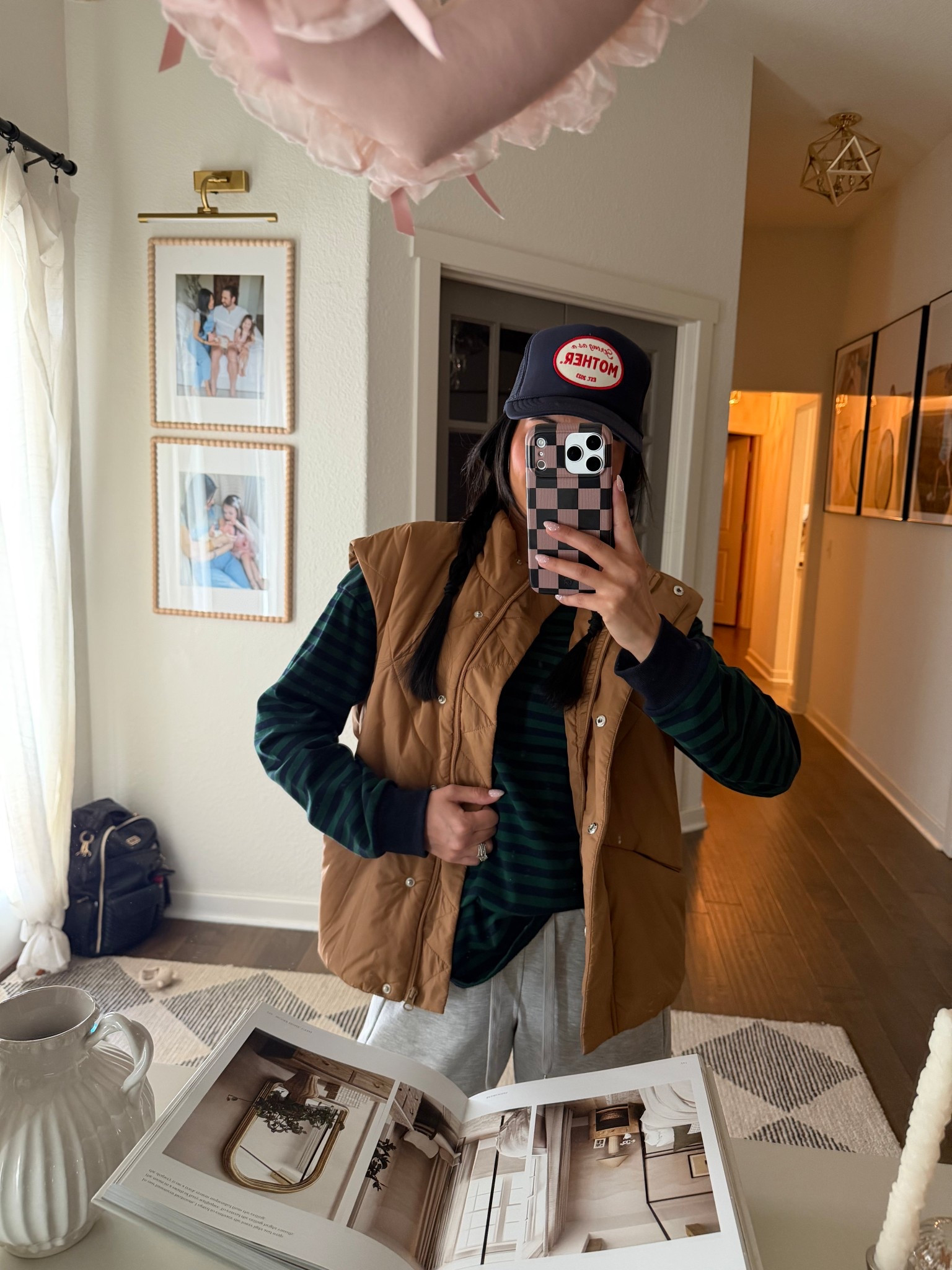 OOTD☁️💫

amazon striped long sleeve t shirt, tan puffer vest, barrel sweatpants, casual mom outfit, everyday athleisure, cozy neutral outfit, fall winter layering, amazon fashion finds, comfy casual look, neutral basics, running errands outfit, lounge meets street style, relaxed fit sweatpants, easy mom style, weekend outfit inspo

#LTKootd #LTKFindsUnder50 #LTKHome