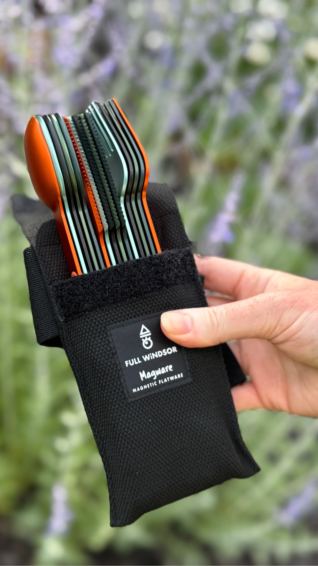 Favorite new camping brand. This aluminum cutlery set is magnetic set has 5 of each. They are different colors which makes it easy to organize for kids dinner. Also love how compact and no giggling around in the camper van. 

#LTKFamily #LTKKids #LTKTravel