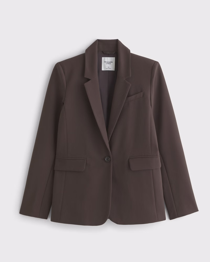 Women's Classic Suiting Blazer | Women's Coats & Jackets | Abercrombie.com | Abercrombie & Fitch (US)