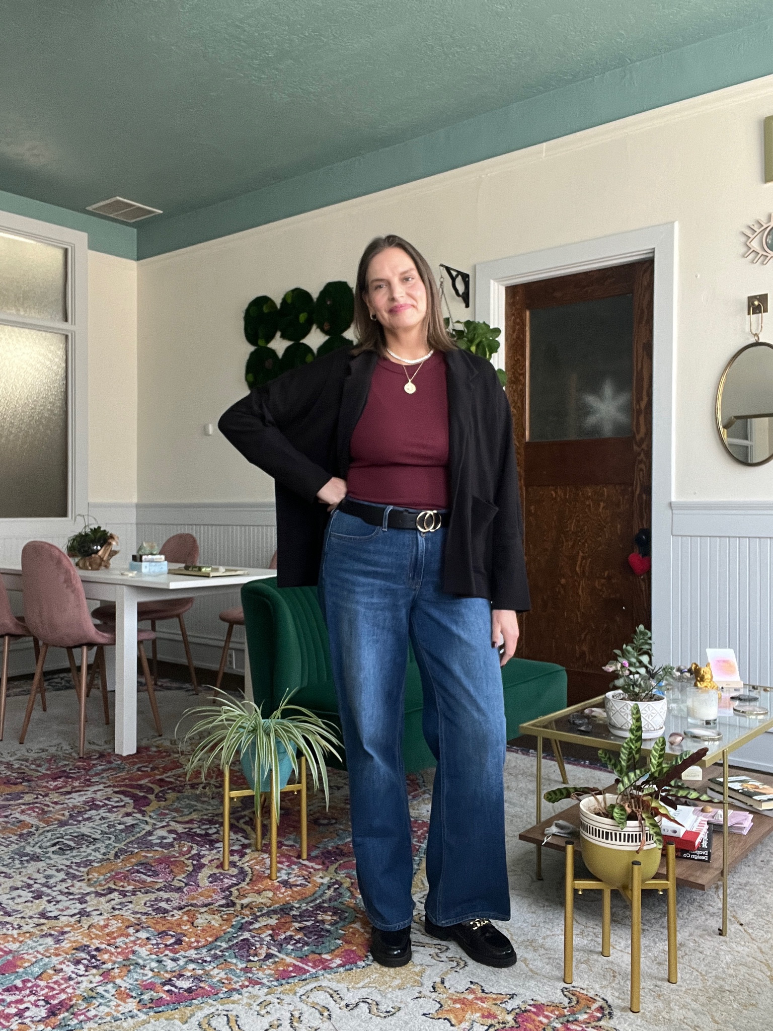 Fall look featuring wide leg pants 

#LTKOver40 #LTKMidsize #LTKSeasonal