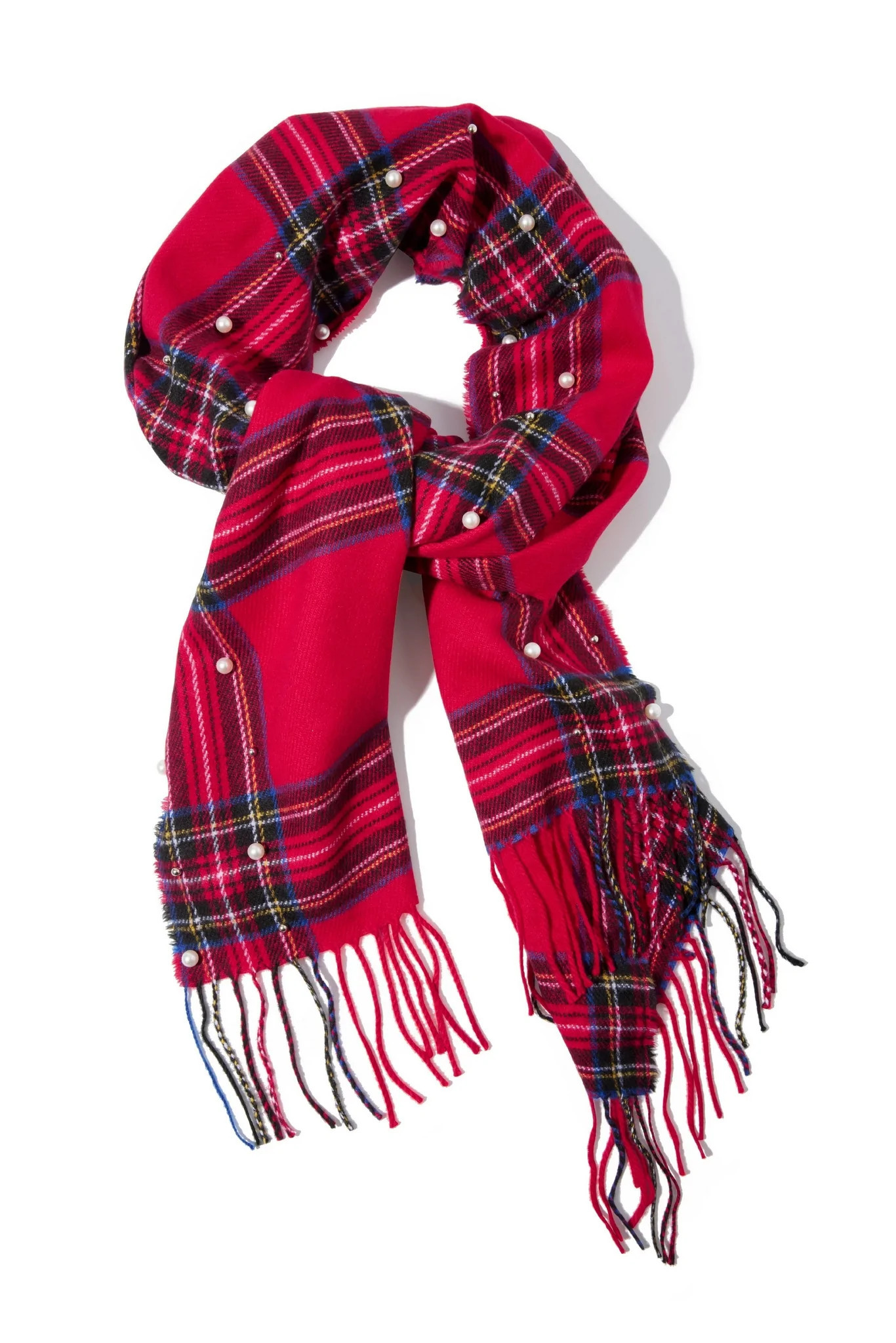 Plaid And Pearl Scarf
– Boston Proper | Boston Proper