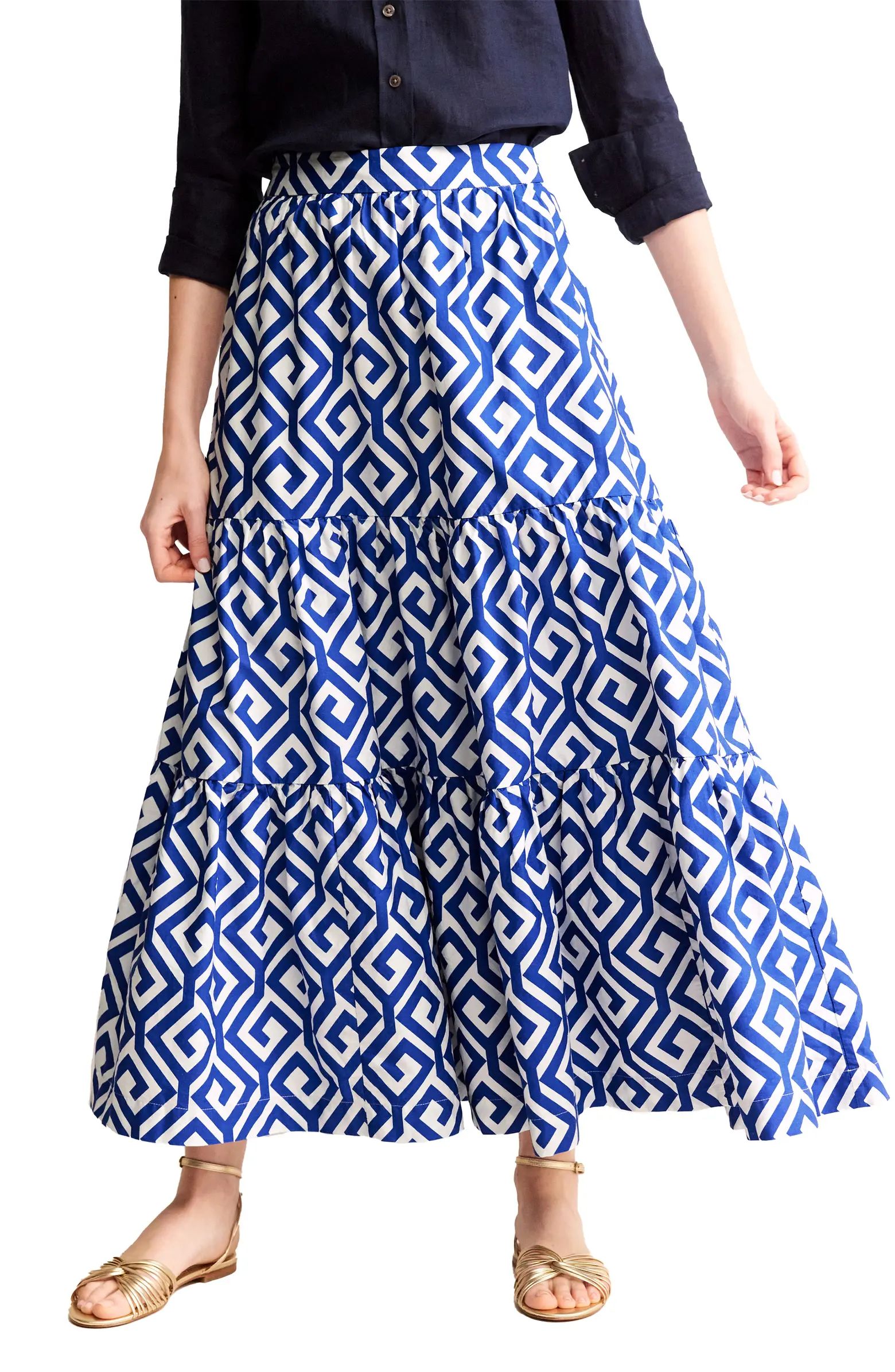 Boden Lorna Tiered Maxi Skirt | Nordstrom | Nordstrom
