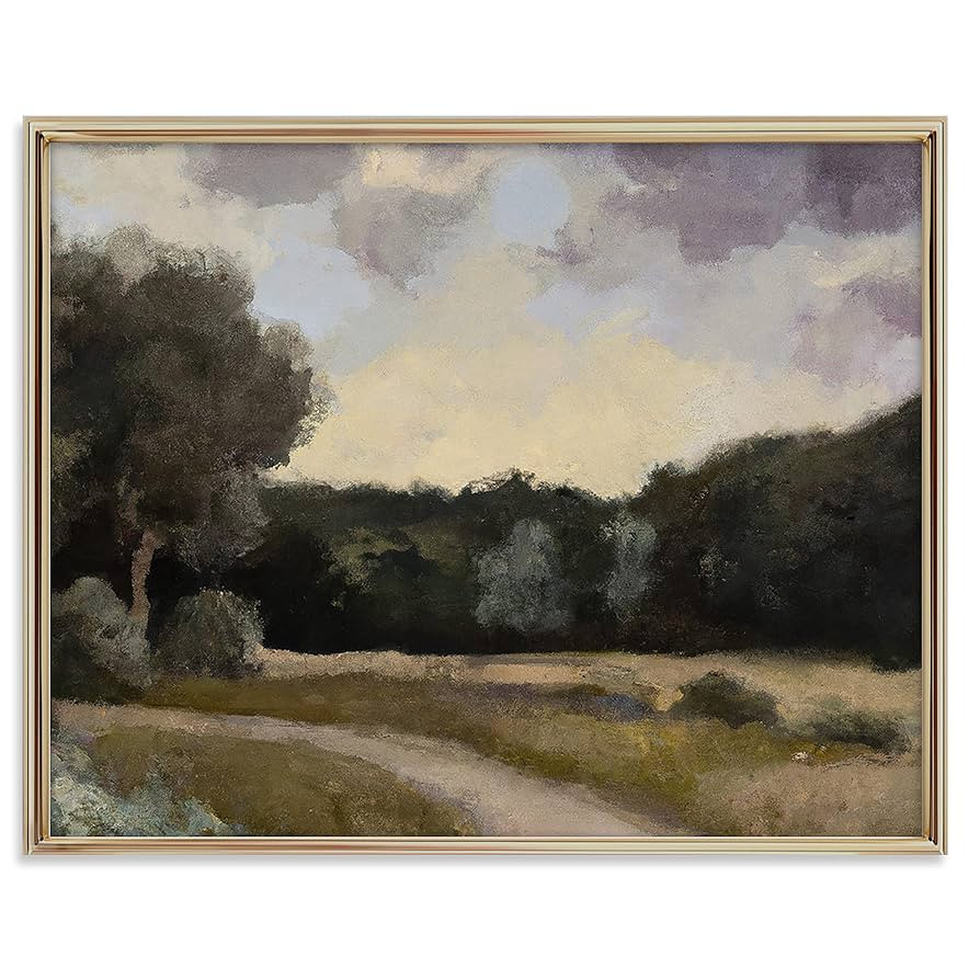 Vintage Landscape Wall Art - Antique Art Prints for Home Decor - Rustic Farm and Country Landscap... | Amazon (US)