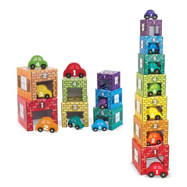 Melissa & Doug Nesting & Sorting Garages & Cars | Target