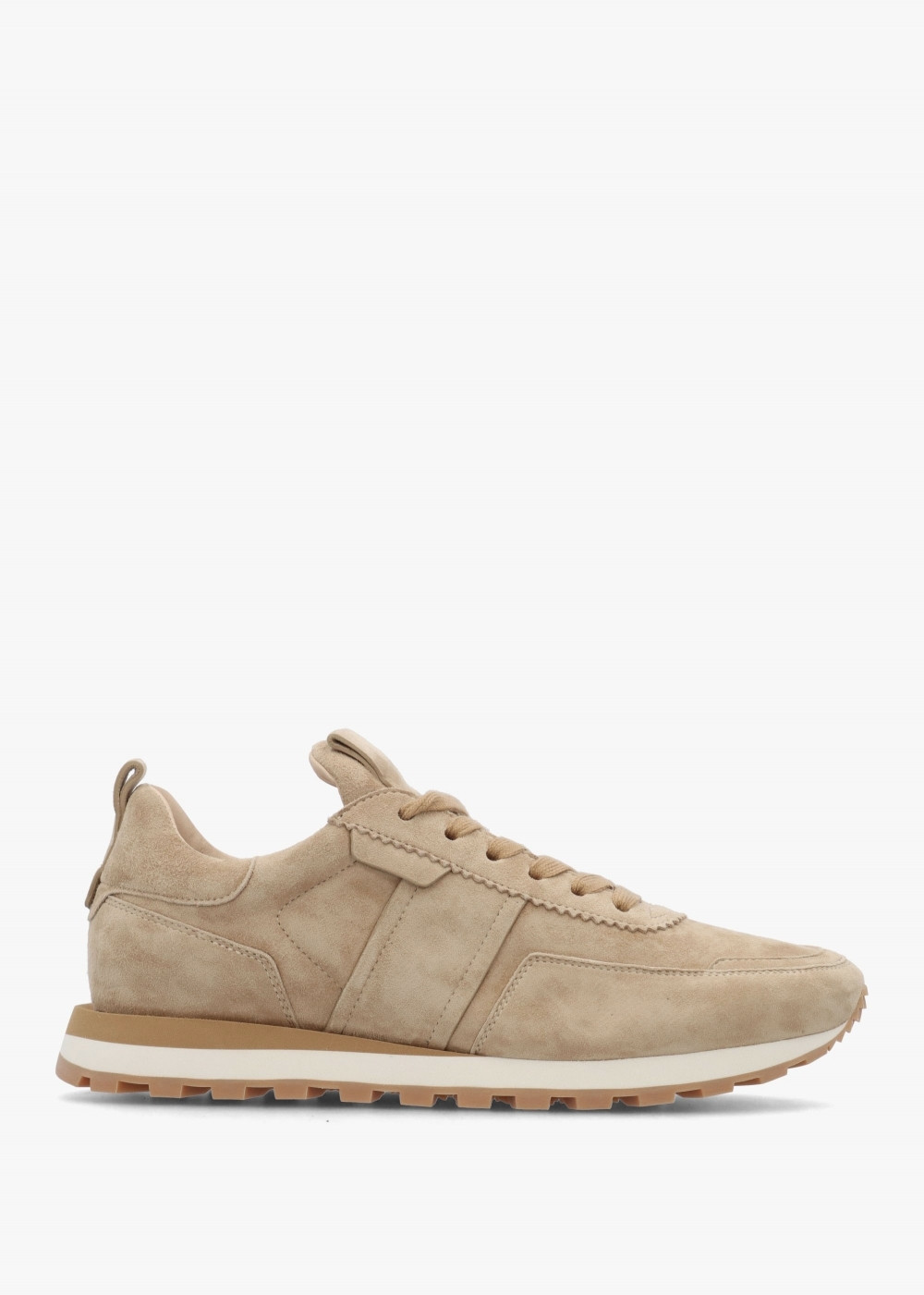 Aimie Beige Suede Runner Trainers | Daniel Footwear (UK)