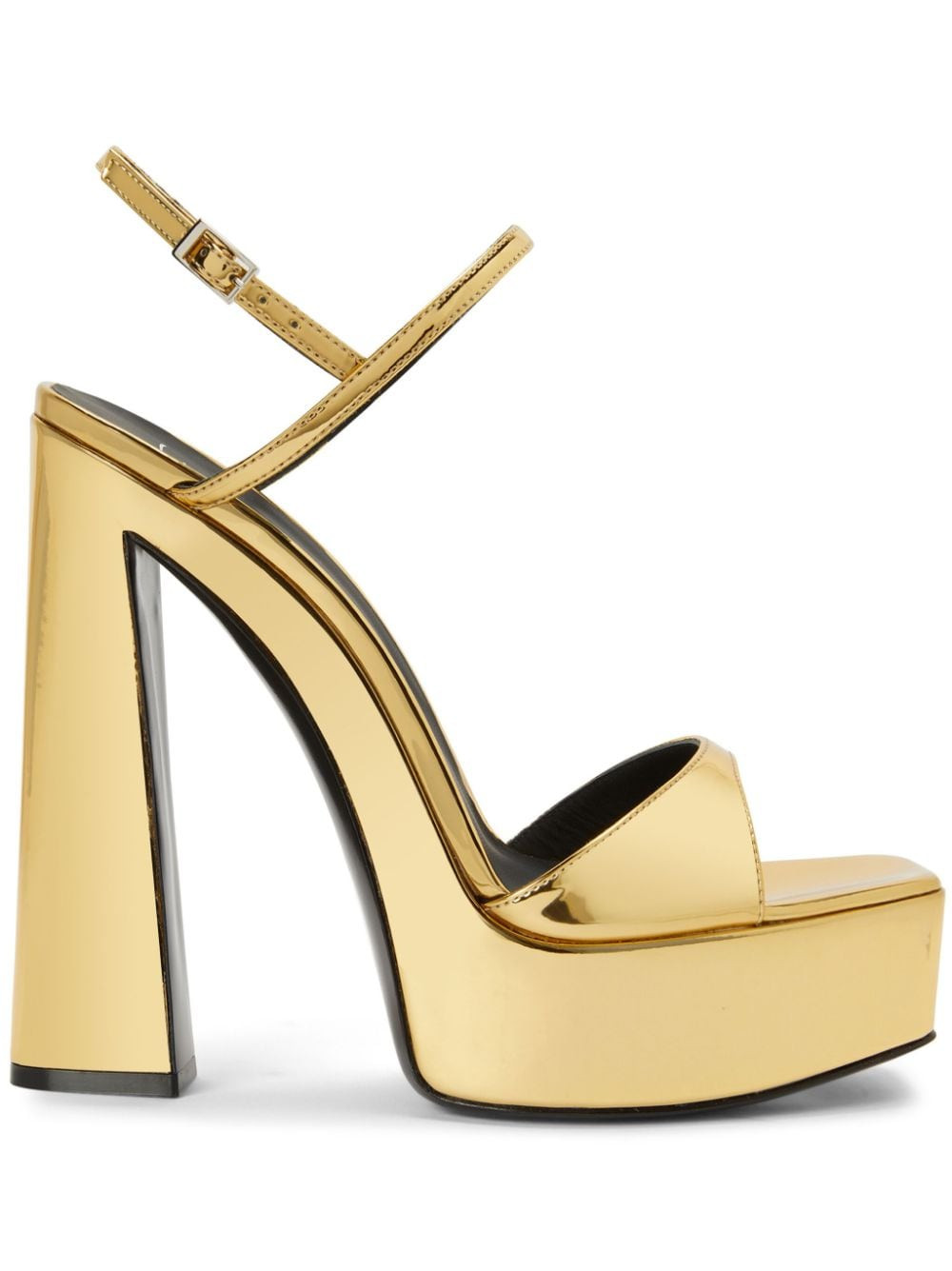 Giuseppe Zanotti Sylvy 145mm platform sandals - Gold | Farfetch Global