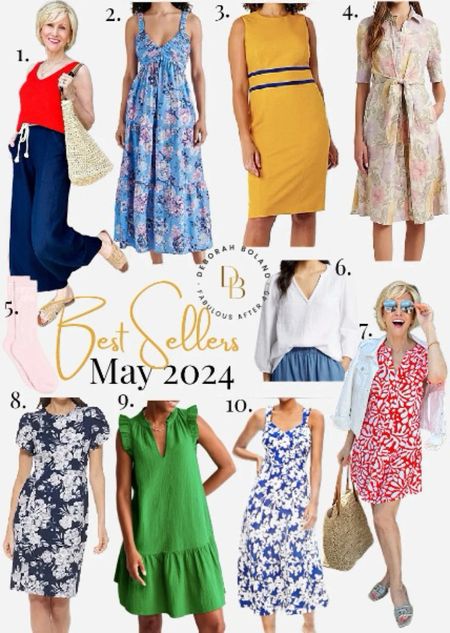 At the end of every month, I look at the top ten Bestsellers at Fabulous After 40. Here’s what you loved most in May! #bestsellers #topsellers #fashionover50 #over50style 

#LTKFindsUnder100 #LTKOver40