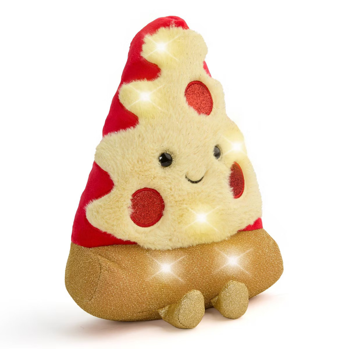 FAO Schwarz 11" Glow Brights Plush LED with Sound Pizza | Target