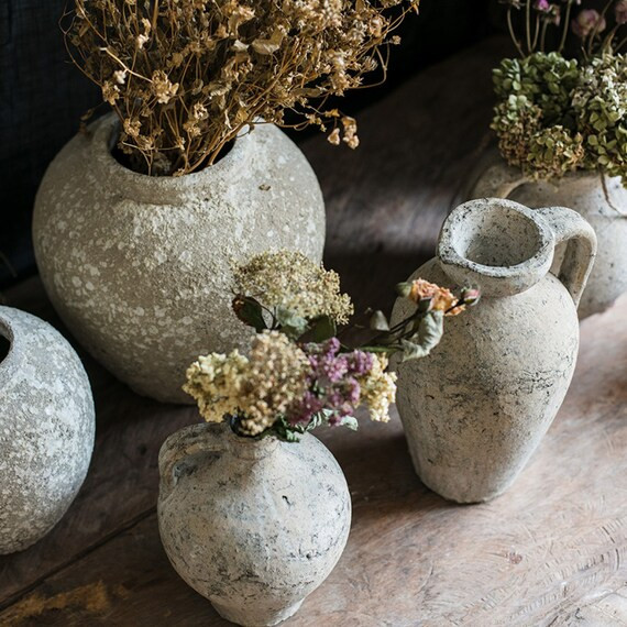 Handmade Clay Vase Clay Pot Handmade Art Red Clay Pots - Etsy | Etsy (US)