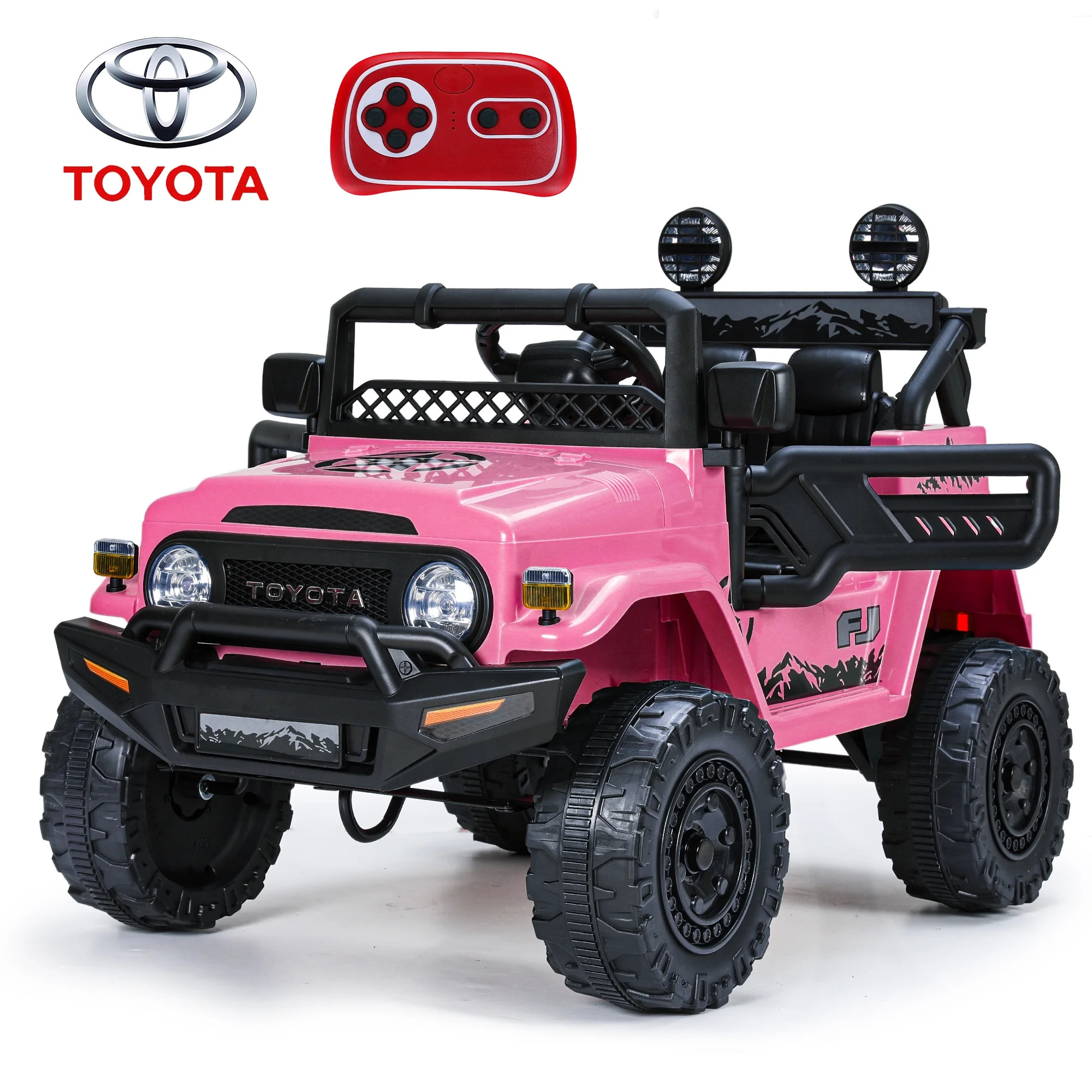 Licensed Toyota FJ Cruiser 12V 7AH Kids Electric Ride on Truck Battery Powered Car Toys 3 Speeds ... | Walmart (US)