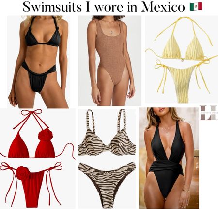 Swimwear i wore in Mexico 🇲🇽, travel , swimsuits, bikini, one piece, resort style, vacation wear, beach trip, swim, pool, summer 

#LTKswim #LTKtravel #LTKstyletip