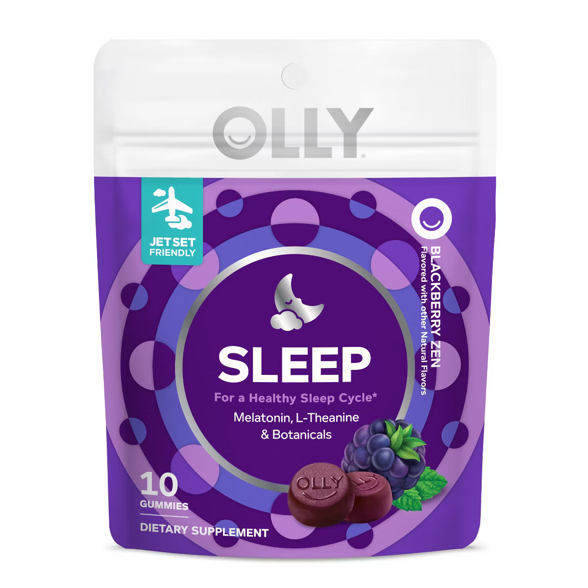 OLLY 3mg Melatonin Sleep Gummies - Blackberry Zen | Target