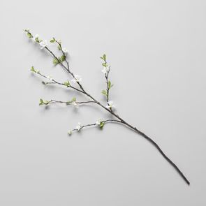 EcoFaux White Quince Branch | Bloomist