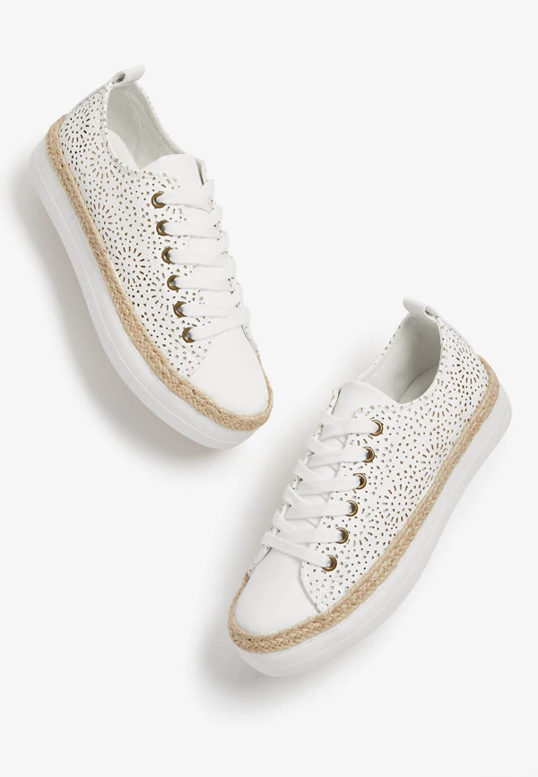 Faith White Platform Sneaker | Maurices