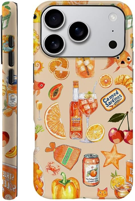 DAIZAG Case Compatible with iPhone 17 Pro,Fit Shockproof Cover for Women Girls,Fruit Collage Summ... | Amazon (US)