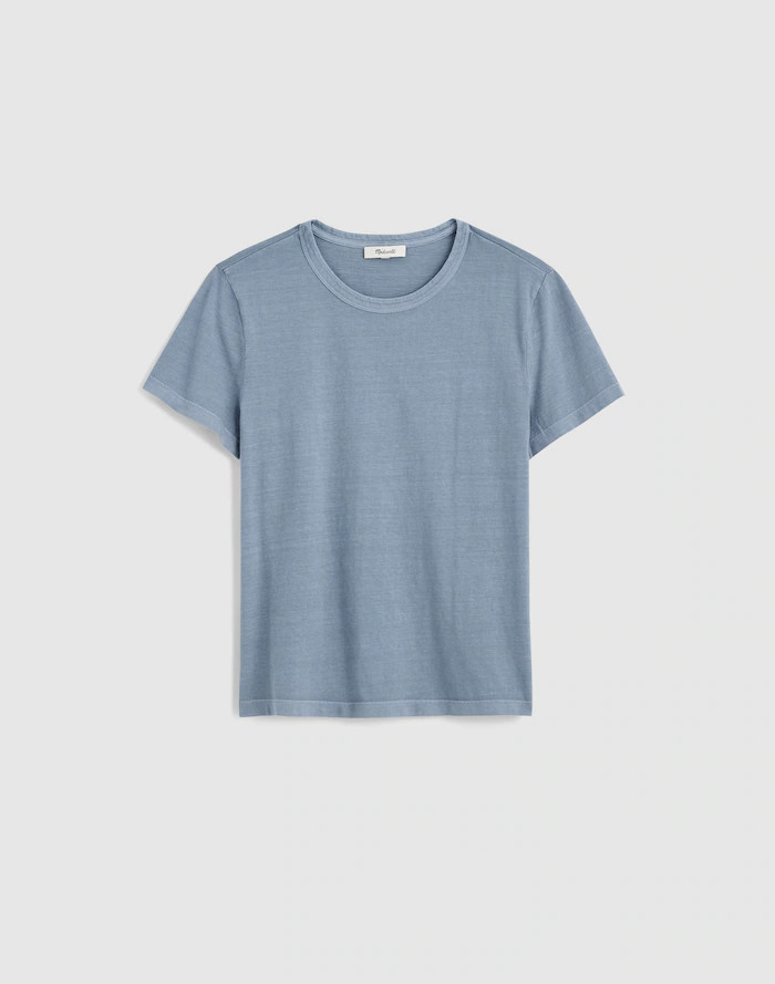 The Perfect Crewneck Tee in Allday Jersey | Madewell